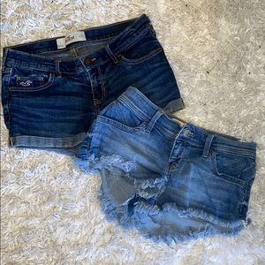 Set of two Hollister shorts, both size 1